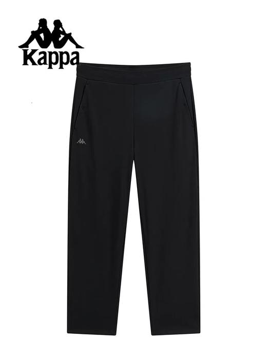 【云粉节】【8折】6楼卡帕Kappa男裤2025冬季新款运动休闲纯棉针织加绒长裤K0F72AK43 商品图1