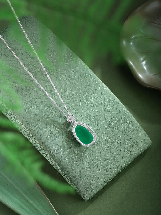 子佩集【清欢如意】银S925套链【TL016430】绿玉髓02511 商品图7