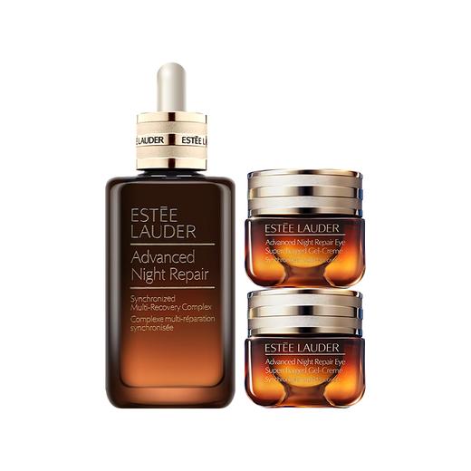 Estee Lauder雅诗兰第小棕瓶套盒【小棕瓶精华100ml+小棕瓶眼霜15m*2】香港直邮 商品图10