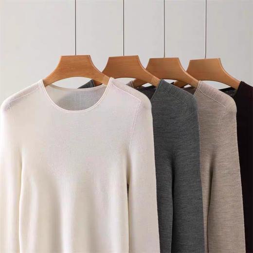 舒适满分百搭无缝一体羊毛衫 商品图2