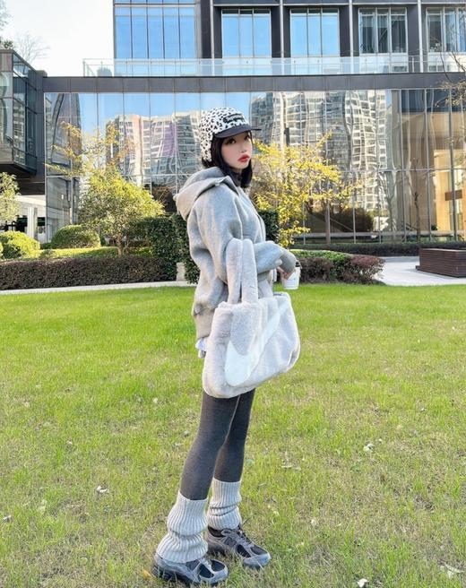 Canada Goose大鹅女款带帽羊毛插肩抓绒外套（MT） 商品图8