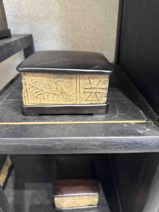 汉晋“精巧凤凰纹”古砖制砚 商品图10