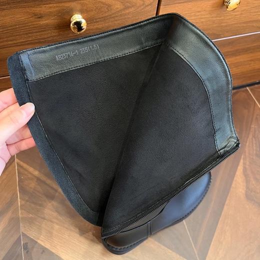 JEHURFIE/纪华菲专柜TOP1～真皮斜口k*扣粗跟高筒长靴 商品图6