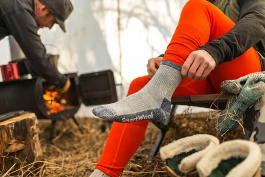 智慧羊毛 重装徒步 重量减震  保暖 男女同款羊毛袜子（SmartWool Trekking Heavy Crew Socks SW0SW131） 商品图3