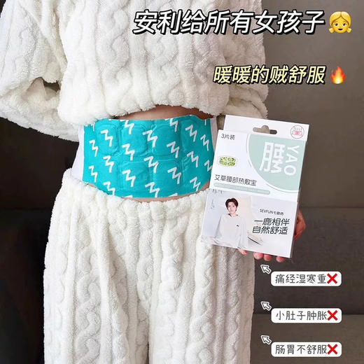 艾草腰部热敷宝暖贴3片装-纪念日百货门店同款166094043 商品图1