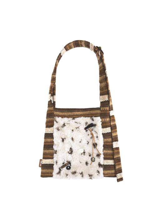 nothe Case布然/LLGZ209/「流浪公主」复古拼接单肩大容量托特包 商品图4