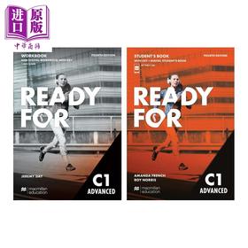 【中商原版】麦克米伦剑桥CAE考试备考学生用书+练习册套装 含答案配电子书 Ready for C1 Advanced Students Book Workbook