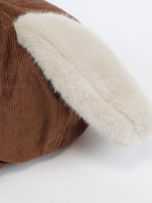 俏皮可爱灯芯绒小兔八角帽-纪念日百货门店同款166093251 商品图3