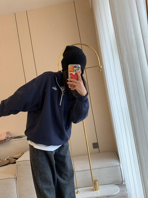 124-1 alo半拉链加绒卫衣 售完无补 仅此一批 商品图10