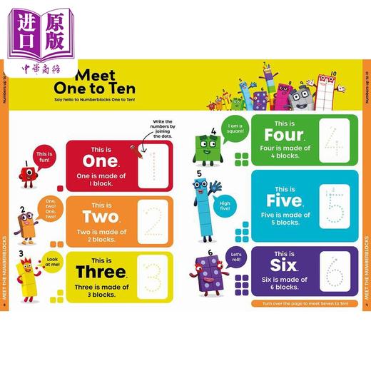 【中商原版】Numberblocks Annual 数字字母积木动画年鉴手册2021 2024-2026 共4册 亲子互动低幼儿童数学启蒙 英文原版进口 商品图4