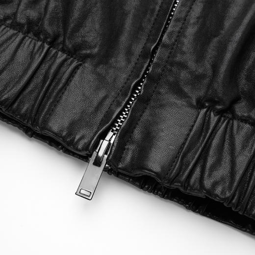 ROMI STUDIO土耳其进口羊皮革植鞣摩登复古立领皮衣 RWCWWG5700 商品图6