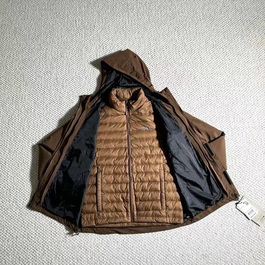 D120424男士600蓬羽绒服三合一冲锋衣可拆卸轻薄羽绒内胆外穿外套 商品图10