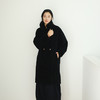 绽放879朵/纯羊毛外套新款气质羊羔毛帅气翻领长款加厚羊毛大衣女 商品缩略图3