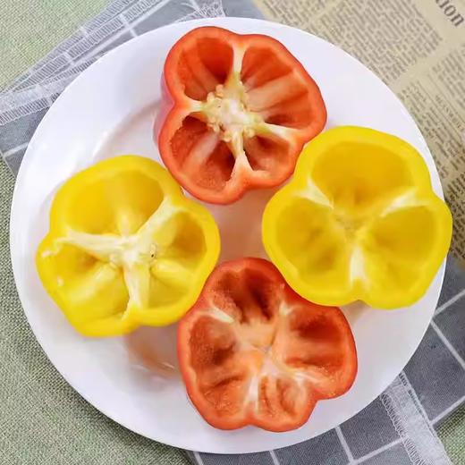 山东寿光五彩椒新鲜直达，脆甜多汁，红黄绿三色入菜点亮餐桌！ 商品图4