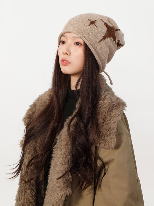 时尚百搭四芒星针织冷帽-纪念日百货门店同款165201214 商品图4