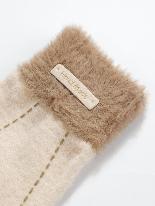 虚线针织女五指手套-纪念日百货门店同款165295450 商品图2