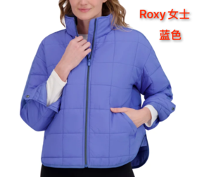 到手价258元 Roxy女士格子超轻夹克棉服 美国代购，无中文标签，介意慎拍