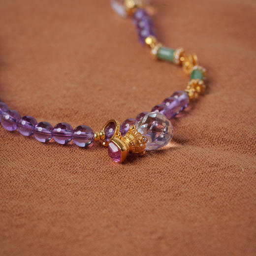 ²【安然水晶】多圈手串项链两用系列-LS-442（48小时鉴赏期） HM02-CRMM-ARSJ 商品图3