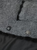 灰调毛绒短款夹克女 撞色毛边装饰圆领单排扣上衣 法式小香风秋冬温柔质感外套 商品缩略图3