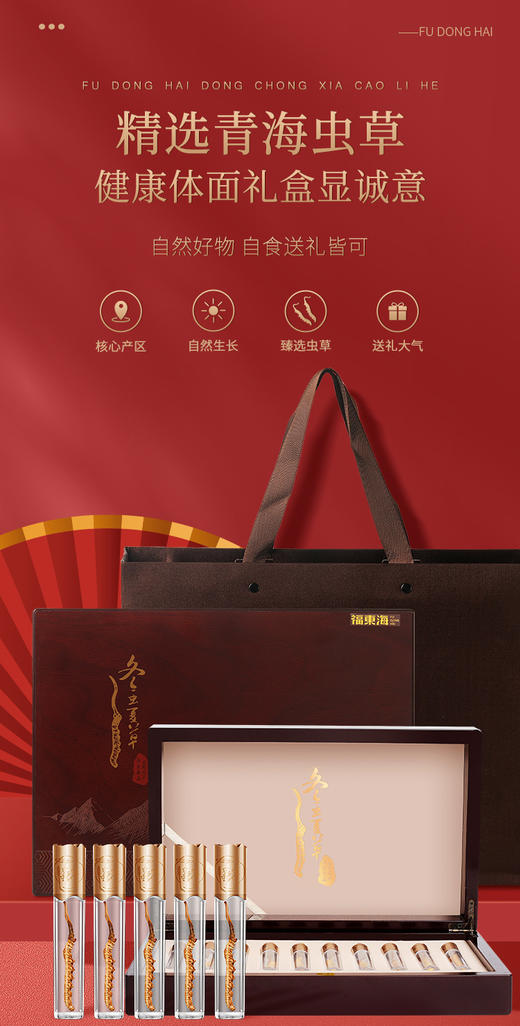 福东海冬虫夏草2.5克 商品图1