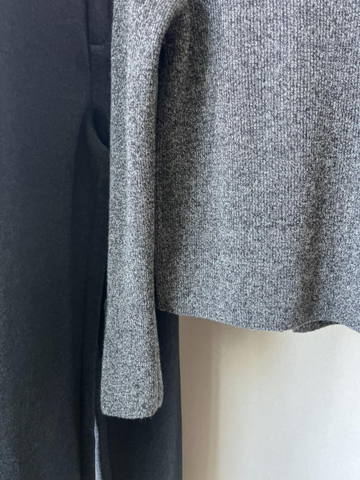 【羊绒的冬天】噢蜜ooomeooo修身螺纹羊绒开衫 商品图13