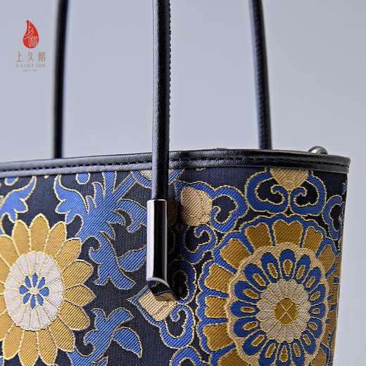 SAINTJOY/上久楷  宋锦拎包 大小团花纹花卉锦 XB3B015208001 （不含礼盒包装 商品图8