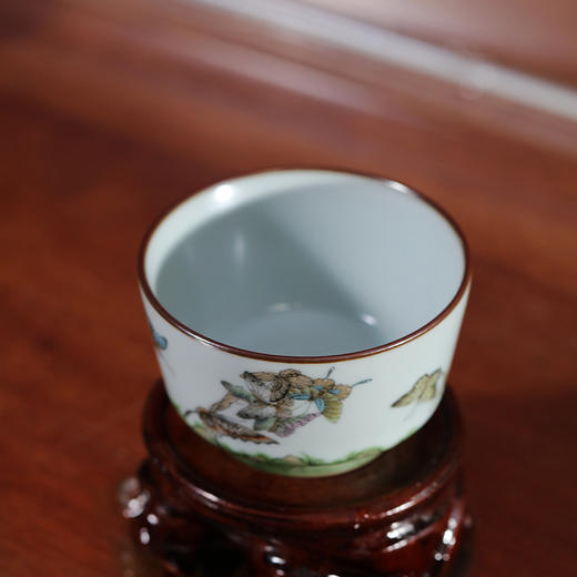 问鼎留青/天青端合杯（翩翩起舞） 商品图1