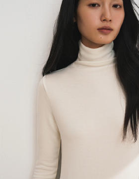 天丝醋酸羊毛！2025秋新款打底衫女修身圆领/半高领中领/高龄上衣简约纯色保暖长袖T恤