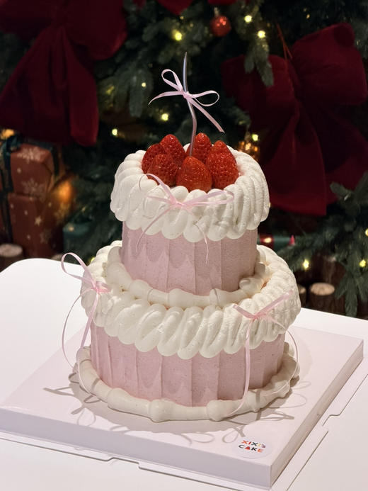 小双层草莓蛋糕 商品图2