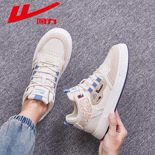 回力男鞋高帮鞋子男2025秋冬潮流ins百搭小白鞋休闲运动板鞋男款 商品图2