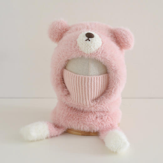 开抢💥超级洋气🤗『俏墨儿童一体捏捏叫护耳雷锋帽』小手捏捏会响😍超可爱一体式帽围设计💓从头暖到脖子防风保暖一步到位‼️ ⭐这么可爱的帽子必须要给宝宝安排一个 商品图2