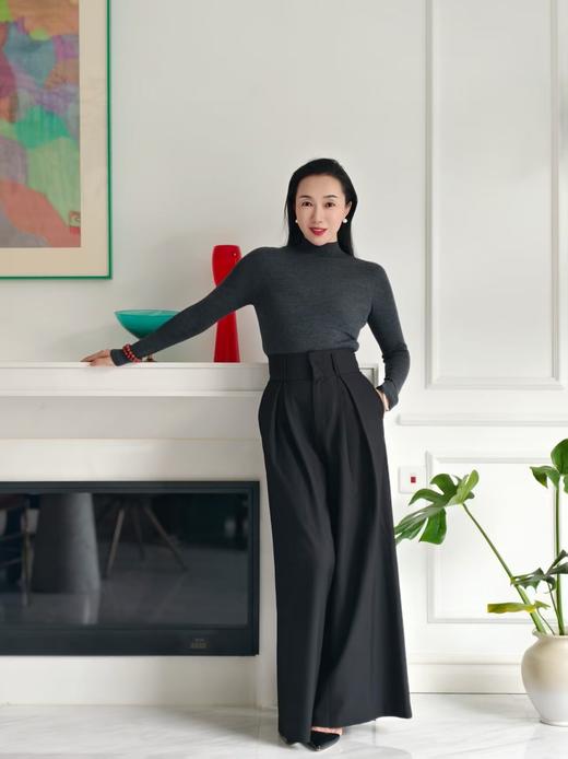 半高领羊绒衫-远山黛 商品图10