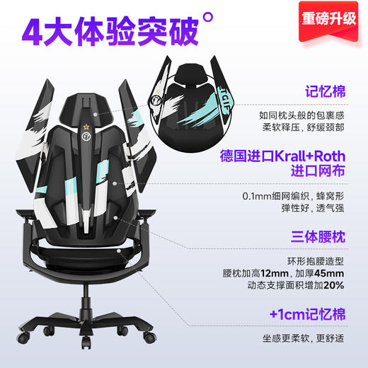 TGIF×iG英雄联盟战队联名款 T0 MAX 电竞人体工学椅 商品图1
