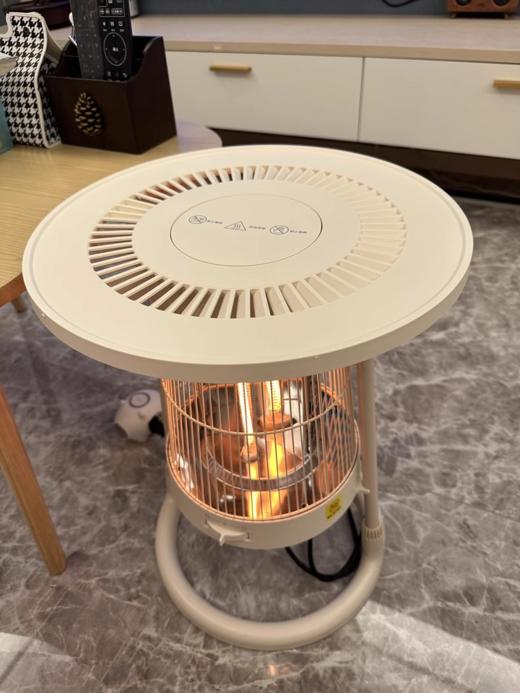 【围炉煮茶取暖器】卡蛙红外围炉取暖器 KW-CHO8N11 360度环绕速暖围炉 防烫材质 可拆卸桌板 2档控温 倾倒断电 降噪无风感 提手防烫材质 商品图8