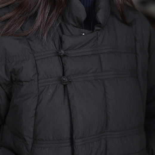 绽放541朵/95鹅绒中式盘扣小立领短款轻薄羽绒服女新款冬季外套 商品图3