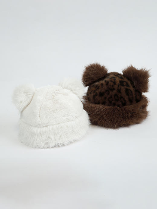 可爱耳朵百搭毛球毛绒地主帽-纪念日百货门店同款167295891 商品图0