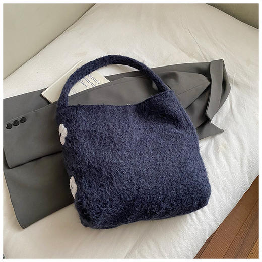 【甜美可爱减龄❗️提升日常幸福感】秋冬新款ins花朵单肩氛围感小众手提布包大容量韩版学生托特包。jb 商品图2