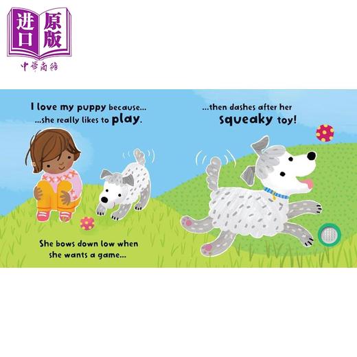 预售 【中商原版】发声书 小狗 Dogs & Puppies Sound Book 英文原版 儿童纸板书 亲子低幼绘本故事幼儿图画书 进口童书 0-3岁  商品图2