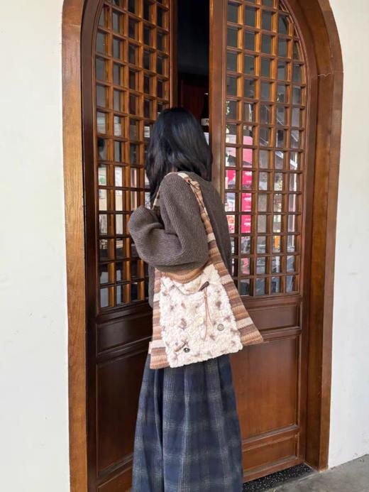 nothe Case布然/LLGZ209/「流浪公主」复古拼接单肩大容量托特包 商品图2