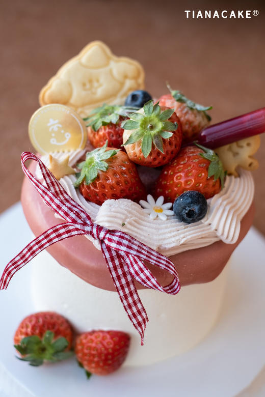 四寸法芙娜灵感草莓蛋糕 商品图2