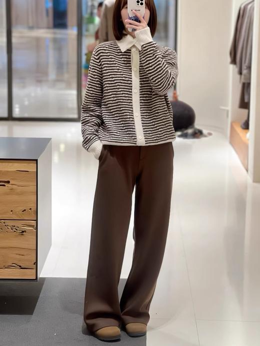 小禾同款羊毛混纺条纹针织衫 商品图9