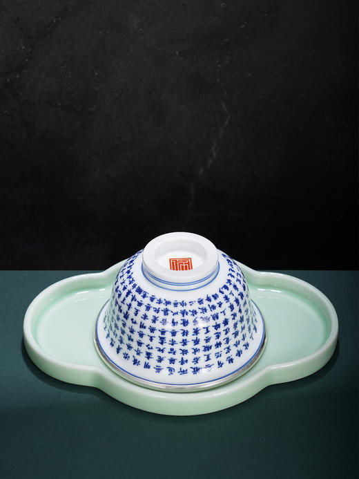 子佩集【心经妙谛】银S990摆件【NF001】锤纹纯银内胆原创作品茶具茶杯2511 商品图3