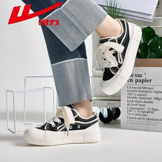 回力帆布鞋女秋季女鞋透气舒适轻便休闲鞋子潮流百搭低帮运动板鞋 商品图2