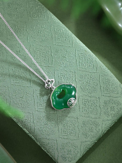 子佩集【福华如意】银S925套链【TL016432】绿玉髓02511 商品图8