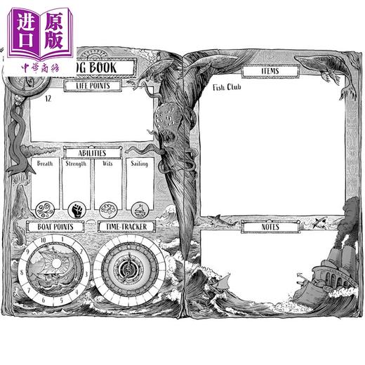 预售 【中商原版】风暴探险 Storm Quest 英文原版 互动冒险游戏书 儿童冒险故事 黑白插图 进口童书 9-12岁 Usborne尤斯伯恩出版社 商品图2