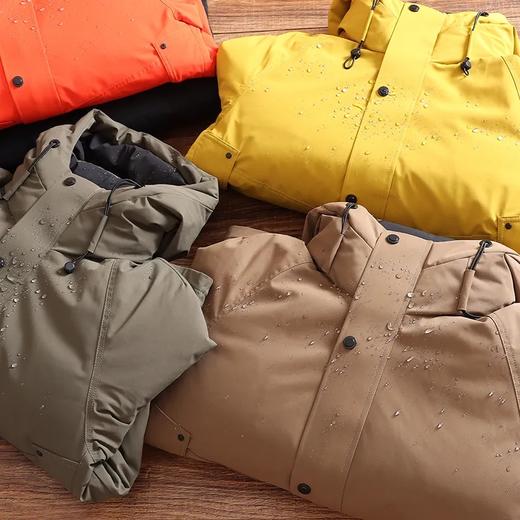 D120403抗寒零下20度！户外90白鸭绒加厚防风防水冬季连帽防钻绒羽绒服！ 商品图4