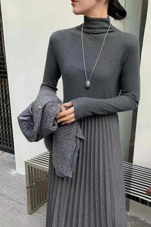 Le Malene 小香风穿搭高级感马甲百褶连衣裙套装 21934 商品图1