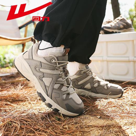 回力登山鞋男2025冬季加绒加厚保暖运动休闲鞋男士抓地耐磨徒步鞋 商品图6