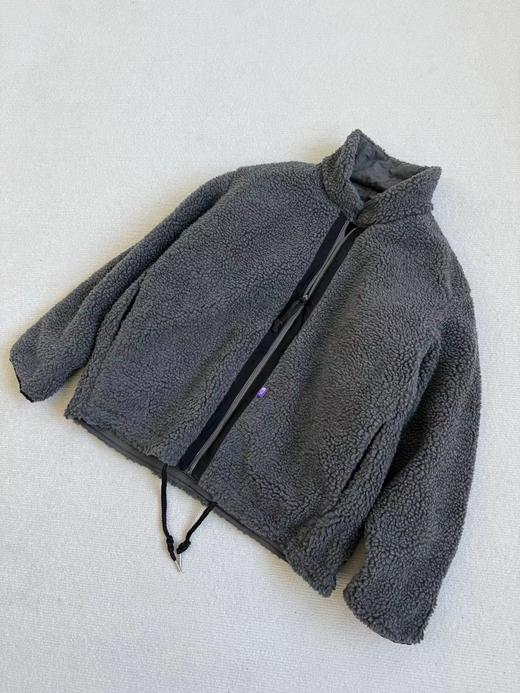 D120426男女排扣立领夹克外套紫标双面穿抓绒夹克 商品图12