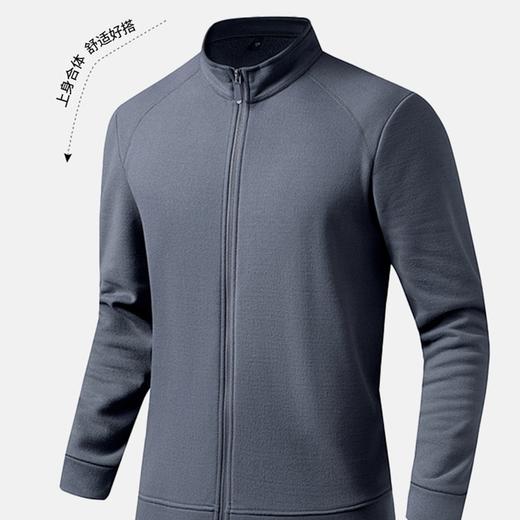 昆潮 山羊绒桑蚕丝一体绒开衫外套（多色） 商品图2